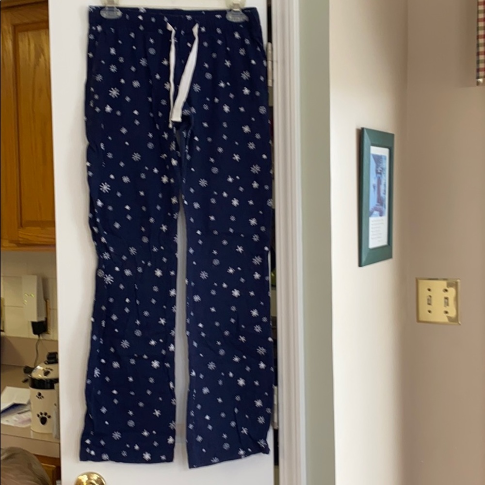 Snowflake pajama pants